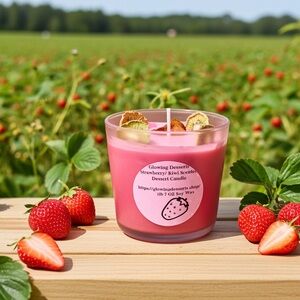 Strawberry Kiwi Scented Candle